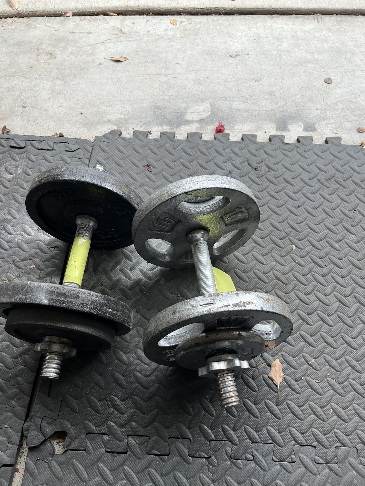 Two 30 Lb Dumbbells