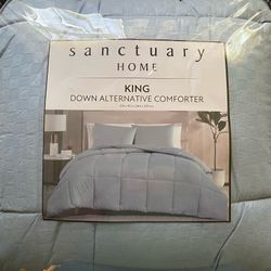 King Size 3 Piece Down Alternative Comforter Set 