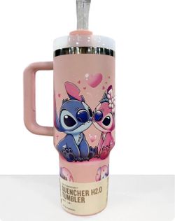 Stitch 40oz Stanley cup, new