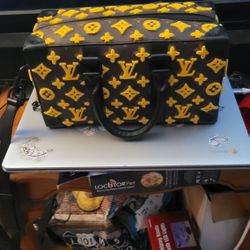 Louis Vuitton Tuffetage Mini Trunk Monogram Bag Rare