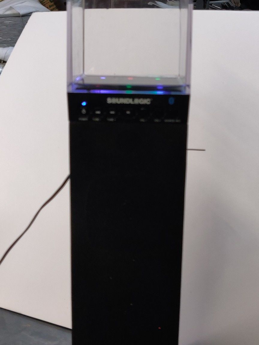 Soundlogic dancing best sale water tower speaker
