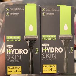 Schick Hydro Skin Razors $12 For Both