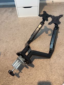 double arm monitor mount, missing some screws