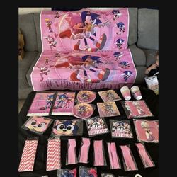 Pink Sonic Party Supplies