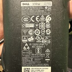 DELL original 130W 4.5mm Round Tip AC Adapter 