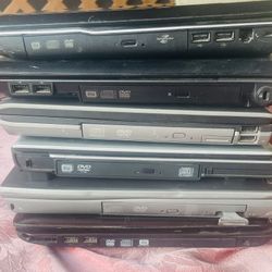 Lot Of 6, Older Laptops - Parts, Recycling Etc., Dell, Acer, Toshiba HP