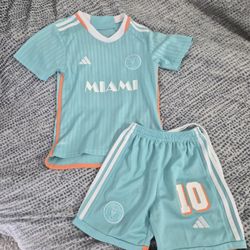 Kids Inter Miami Jersey and Short Sets