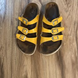 Birkenstock Sandals, Yellow