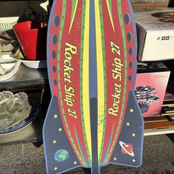 "Rocket Ship 27" bulletin board