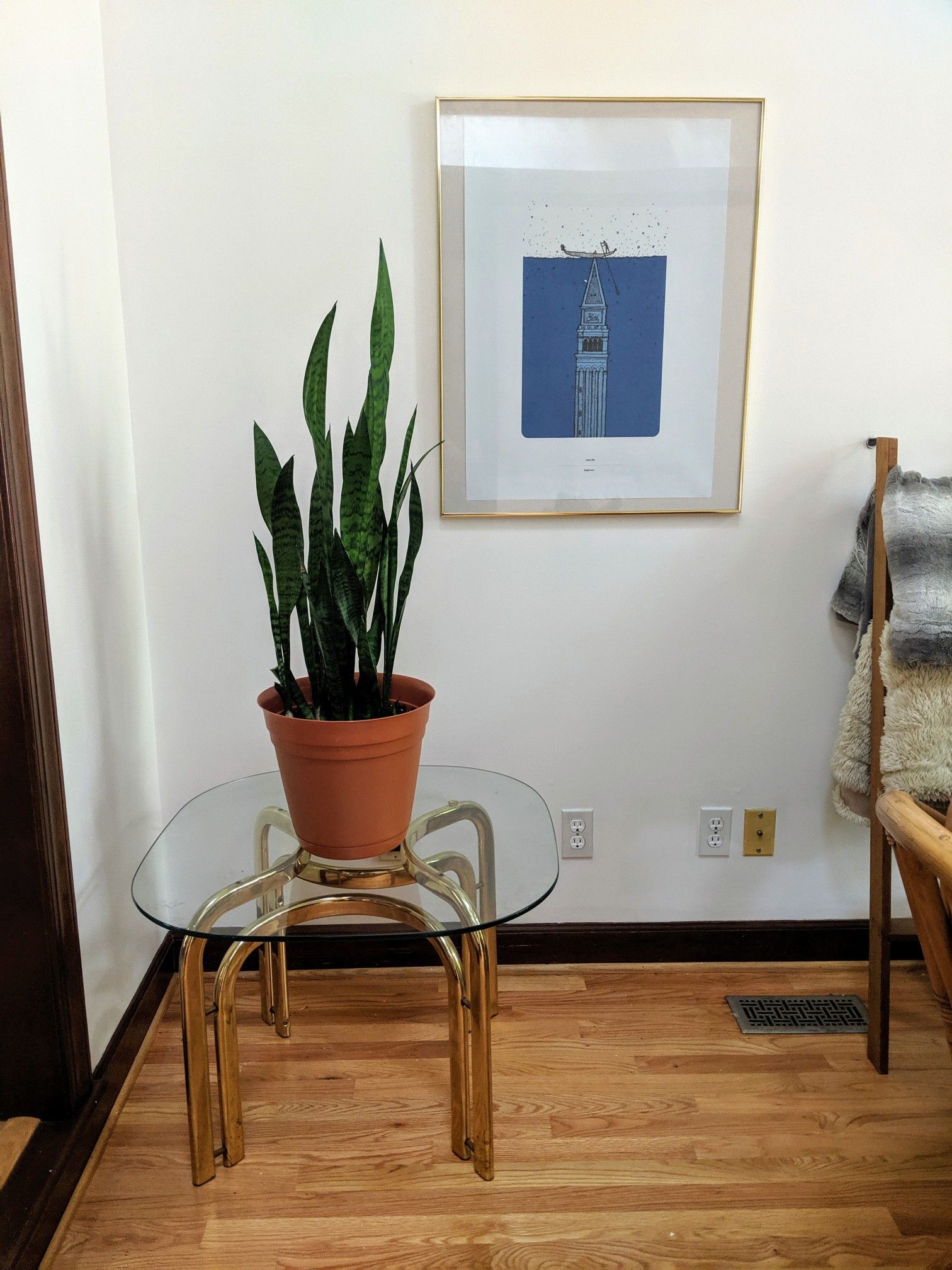 Mid century modern side table