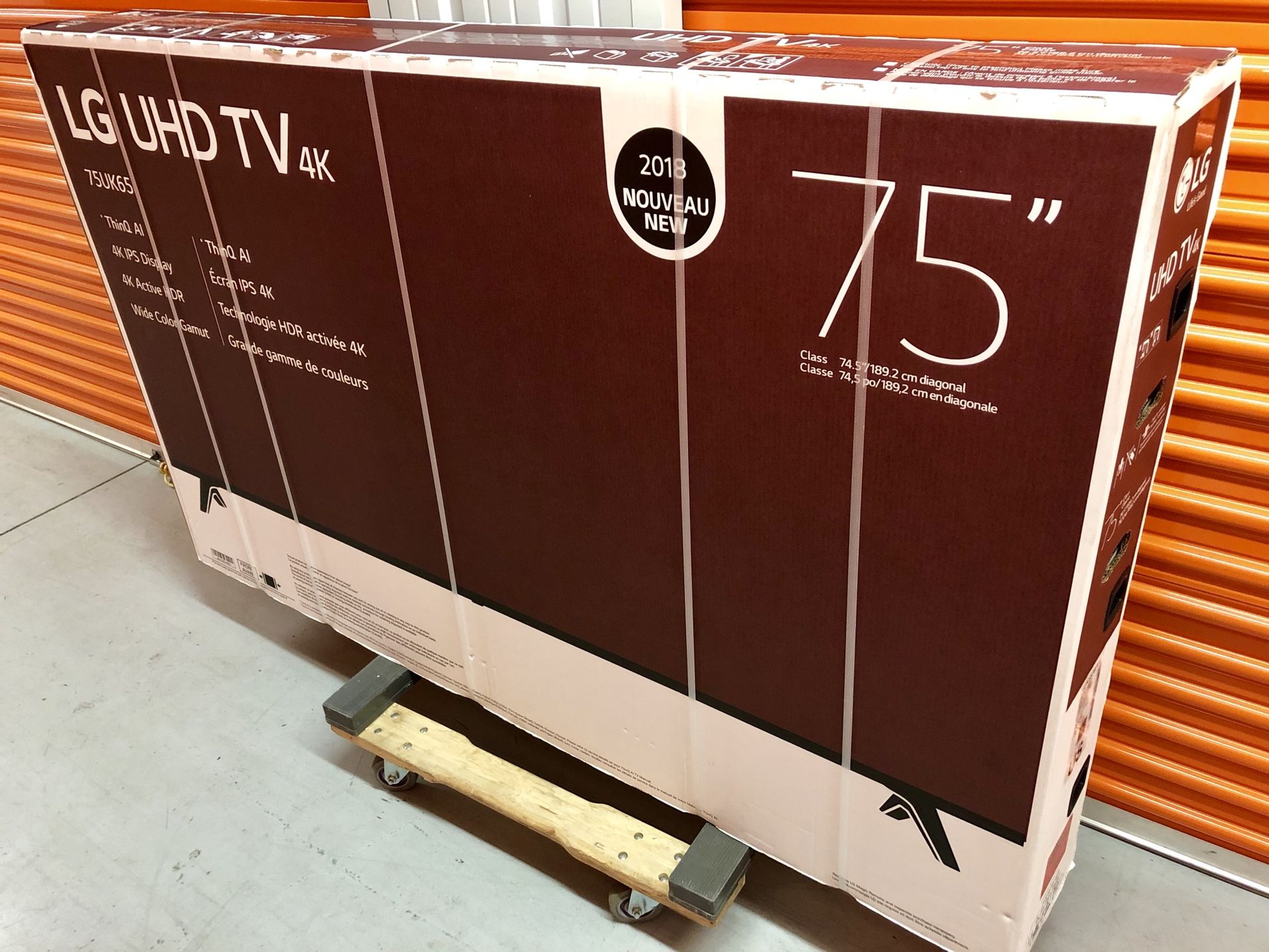 LG - 75" Class - LED - 75UK6570 Series - 2160p - Smart - 4K UHD TV with HDR LG 75UK6570PUB Make/Model Factory Sealed In Box Pick Up Only