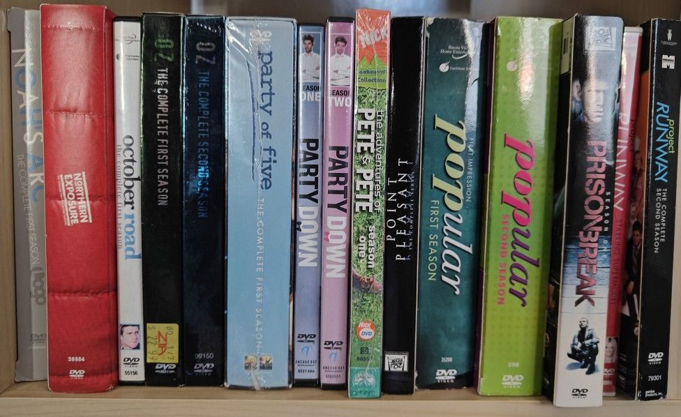 Large TV Shows On DVD Collection N-Z