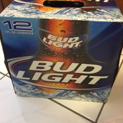 Bud light 12 Pack Glass 12 FL OZ Long Neck