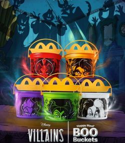 Mcdonalds Villains Boo buckets