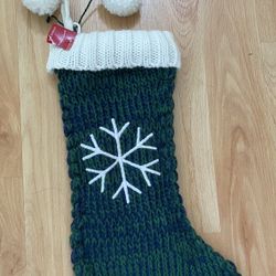 Brand New Snowflake Christmas Stocking