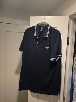 L Navy Blue Artisan Polo Shirt