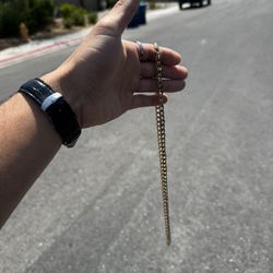 10K Solid Gold Cuban Link Chain – 26” | 29.7g | Heavy & Clean 