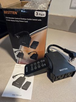 Remote Control Outdoor Outlet Switch