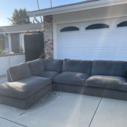 Most Comfortable Couch Ever Grey Cloud Sectional Couch 