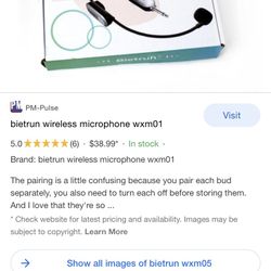 Wireless microphone Headset