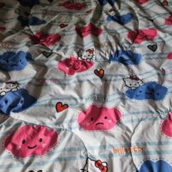 Hello Kitty Bedding Set Twin
