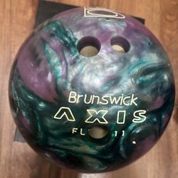 Ebonite Tornado Bowling Ball  Green Swirl With Bowling Ball Bag