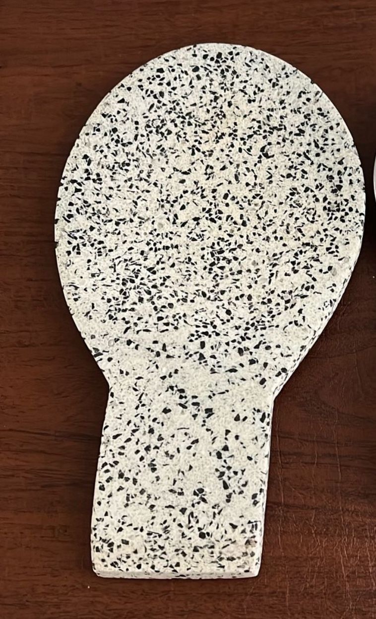 🥄Large Stone-Look Spoon Holder – Kitchen Utensil Rest