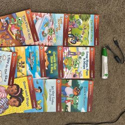 LeapFrog LeapReader System + 10 Books (Like New Bundle)