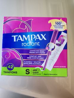 Tampax Radiant tampons