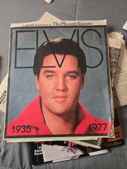 Elvis Presley Collection – 1977 Memorial Newspapers, Magazines & Photo Albums