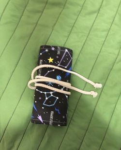 Constellation colored pencil roll wrap