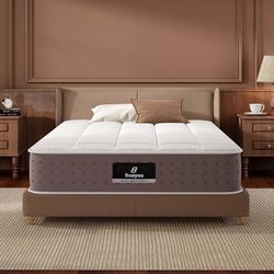 Twin Mattress 8" Hybrid Memory Foam Mattress in a Box Medium Firm