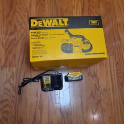 Dewalt 20V Max Bandsaw, Battery, Charger