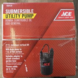 NEW Ace Submersible Utility Pump
