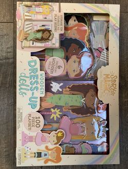 Wooden Dolls Story Magic 100 Piece Set