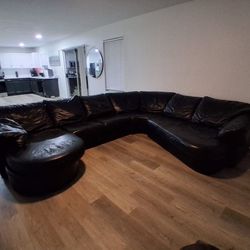 Black Leather Couch
