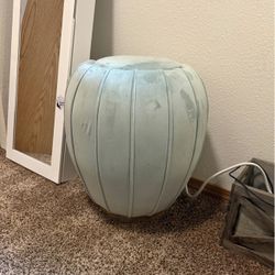 Modern Velvet Pumpkin Shaped Ottoman