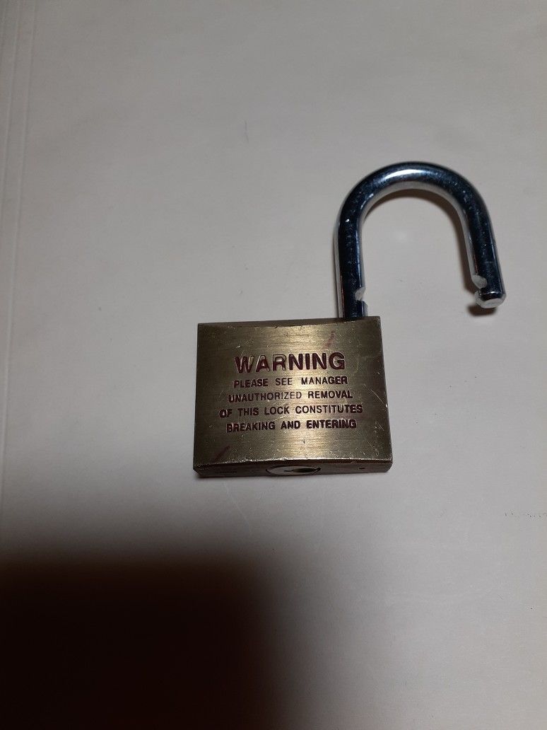 Security Locks Hardened Steel. 