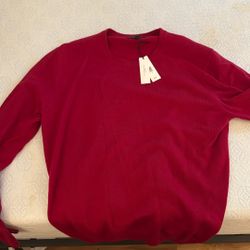 Bright Red Banana Republic Dress Shirt 