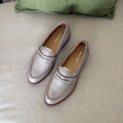 Size 9 BEAU TODAY Womens Loafers, Leather Penny Loafers for Women, Comfortable