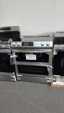 Samsung electric stove double oven