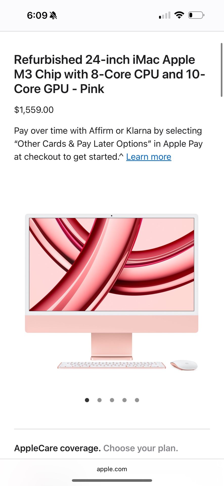 iMac Apple M3 24 Inch 