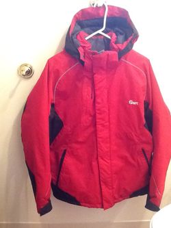 NORTH END TM MEN'S ZIP UP COAT WITH HOOD,SIZE M/M.