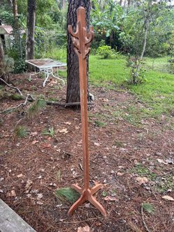 Wooden Coat Rack