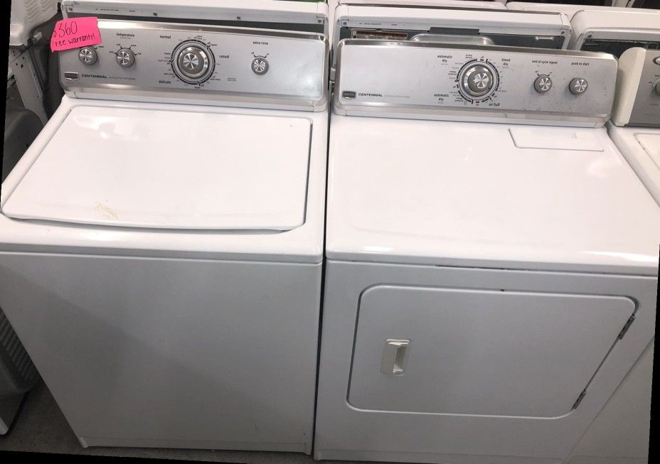 Maytag Top Loader Set Washer And Dryer PWFV
