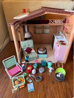Our Generation Doll Cabin with Accessories