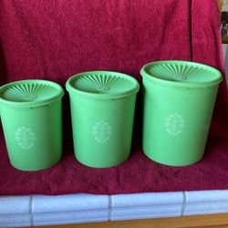 Tupperware Servalier Canisters
