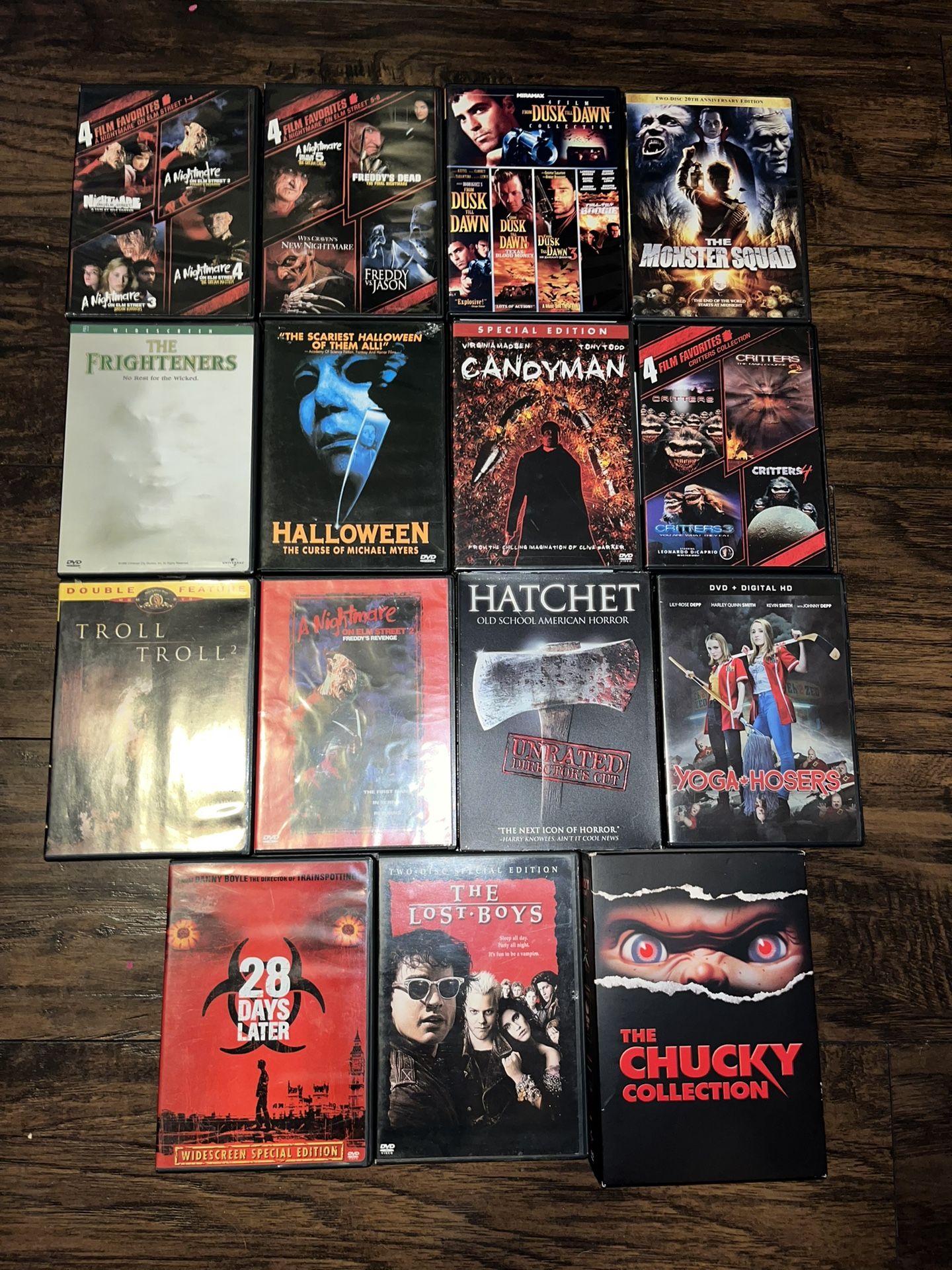 Horror Dvds