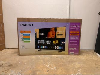 55 “ Samsung smart 4K CRYSTAL HDR TV