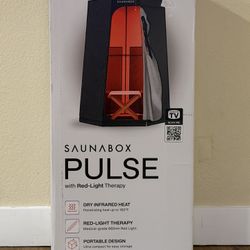 SaunaBox Pulse Pro - Portable Infrared Sauna With Red Light Therapy